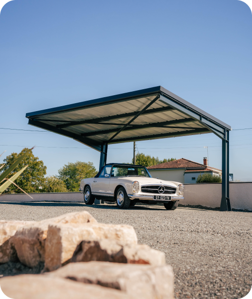 Carport solaire pour voiture